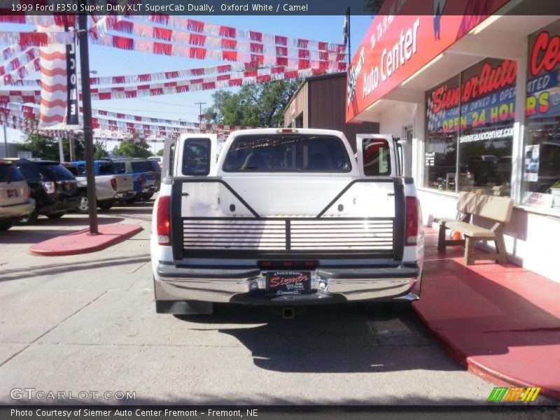 Oxford White / Camel 1999 Ford F350 Super Duty XLT SuperCab Dually