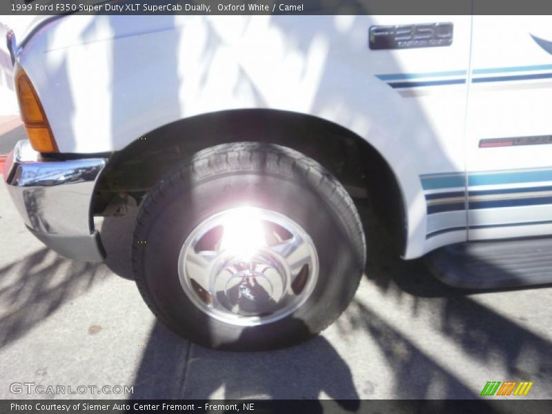 Oxford White / Camel 1999 Ford F350 Super Duty XLT SuperCab Dually