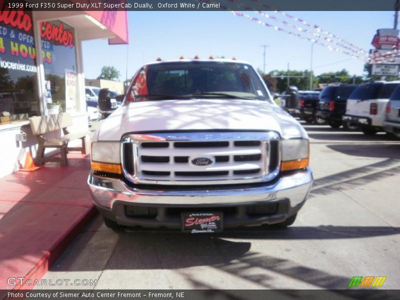 Oxford White / Camel 1999 Ford F350 Super Duty XLT SuperCab Dually