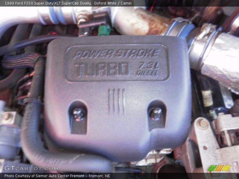 Oxford White / Camel 1999 Ford F350 Super Duty XLT SuperCab Dually