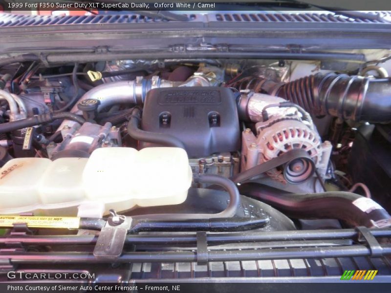 Oxford White / Camel 1999 Ford F350 Super Duty XLT SuperCab Dually