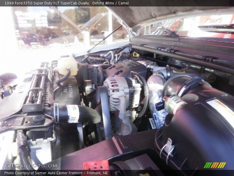 Oxford White / Camel 1999 Ford F350 Super Duty XLT SuperCab Dually