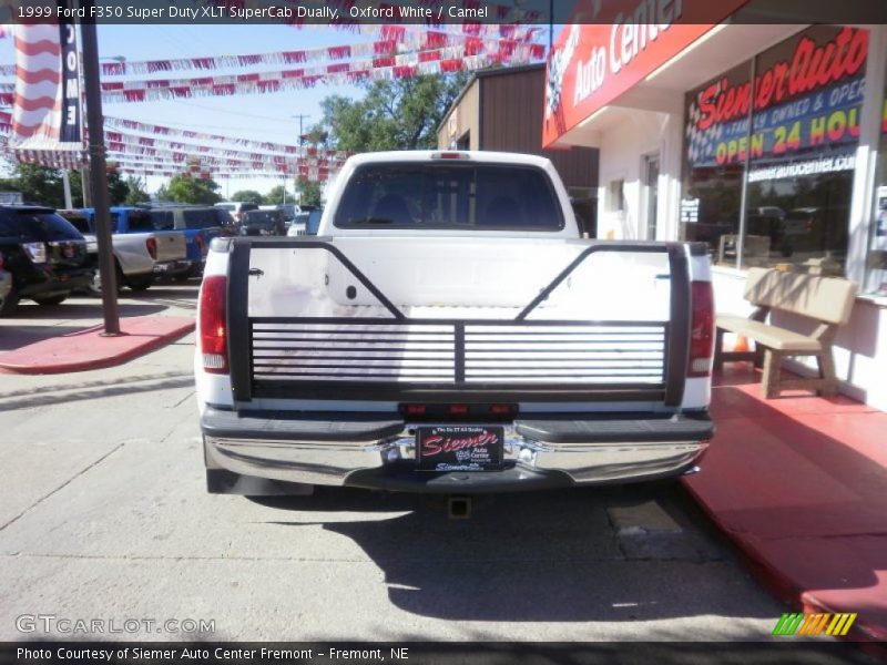 Oxford White / Camel 1999 Ford F350 Super Duty XLT SuperCab Dually