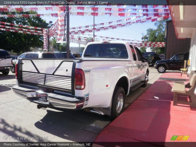 Oxford White / Camel 1999 Ford F350 Super Duty XLT SuperCab Dually