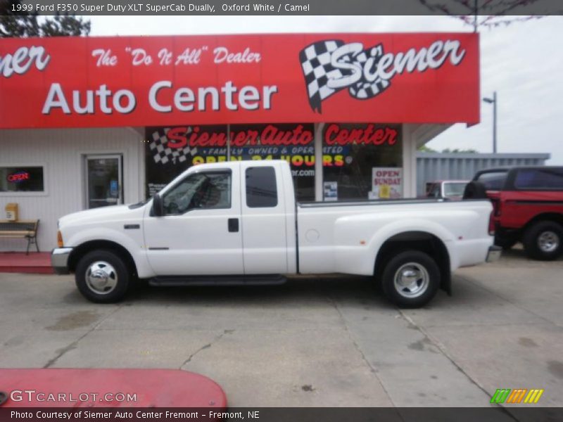 Oxford White / Camel 1999 Ford F350 Super Duty XLT SuperCab Dually