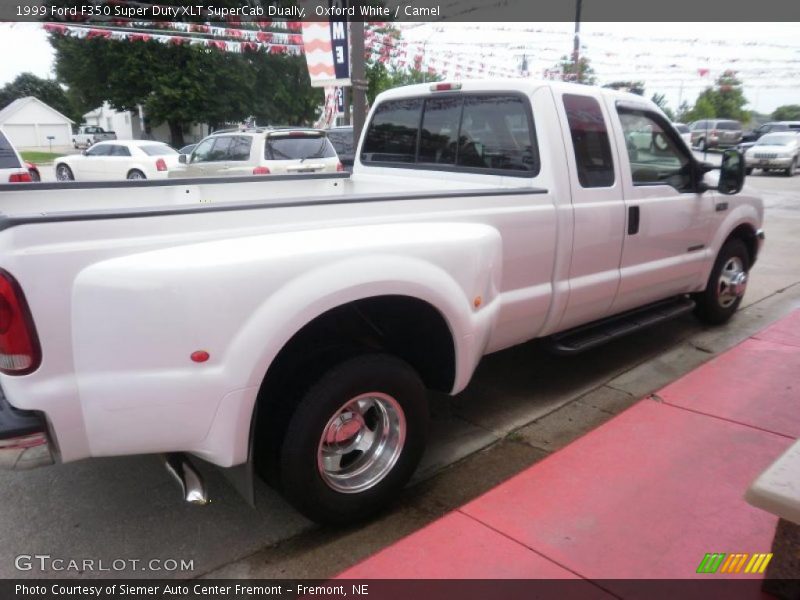 Oxford White / Camel 1999 Ford F350 Super Duty XLT SuperCab Dually