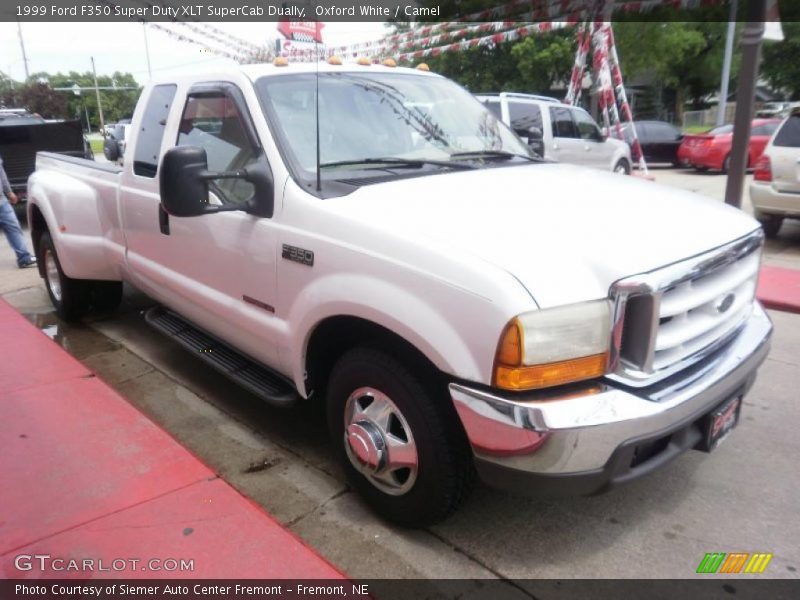 Oxford White / Camel 1999 Ford F350 Super Duty XLT SuperCab Dually