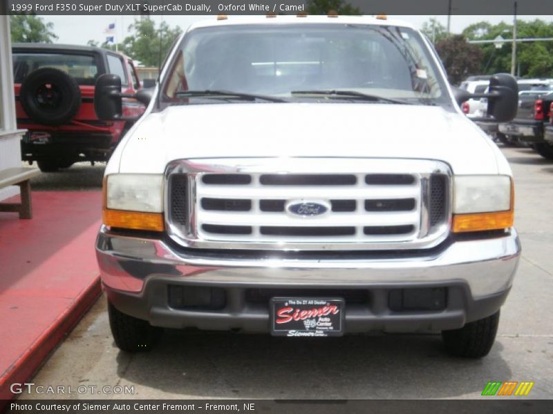 Oxford White / Camel 1999 Ford F350 Super Duty XLT SuperCab Dually