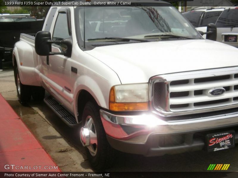 Oxford White / Camel 1999 Ford F350 Super Duty XLT SuperCab Dually