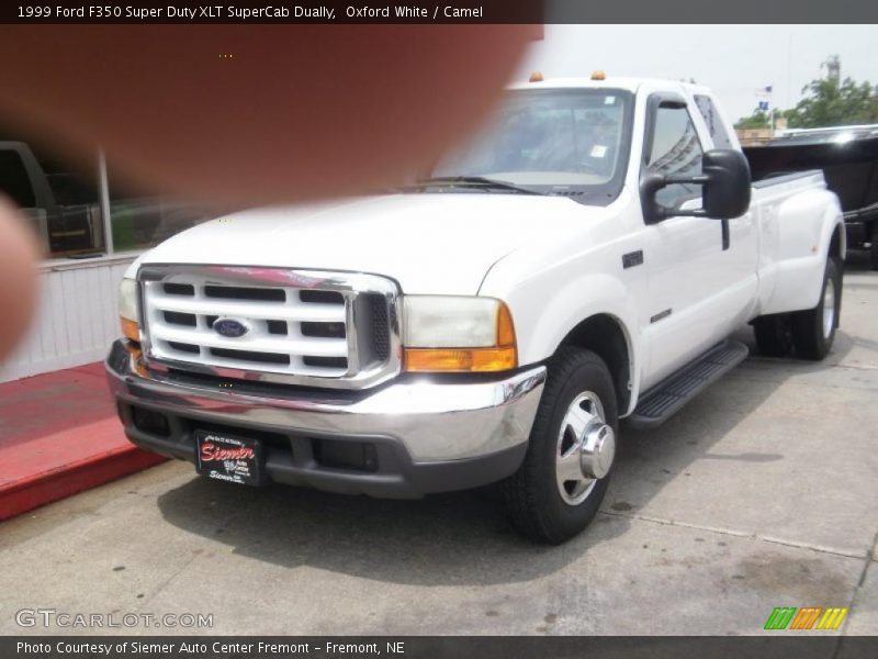Oxford White / Camel 1999 Ford F350 Super Duty XLT SuperCab Dually