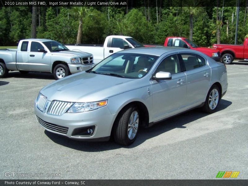 Ingot Silver Metallic / Light Camel/Olive Ash 2010 Lincoln MKS FWD