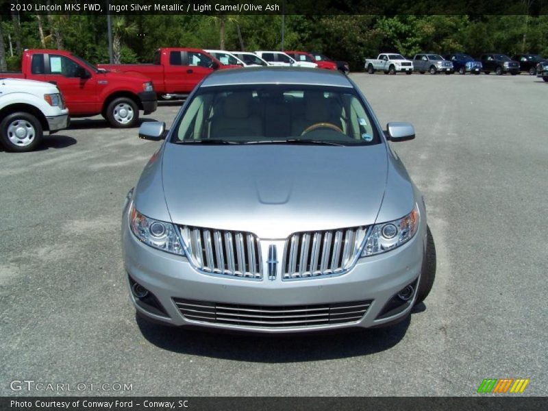 Ingot Silver Metallic / Light Camel/Olive Ash 2010 Lincoln MKS FWD
