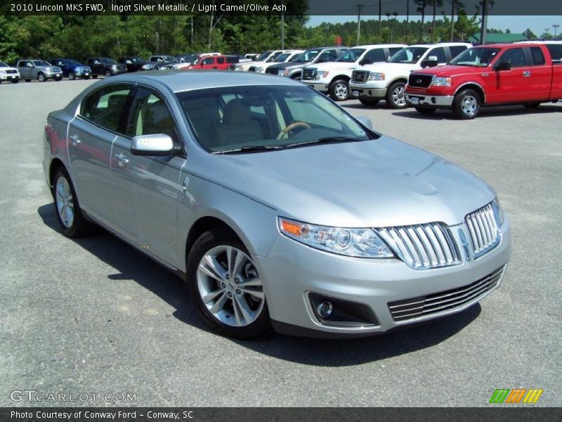 Ingot Silver Metallic / Light Camel/Olive Ash 2010 Lincoln MKS FWD