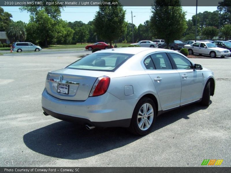 Ingot Silver Metallic / Light Camel/Olive Ash 2010 Lincoln MKS FWD