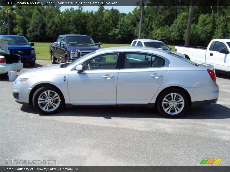 Ingot Silver Metallic / Light Camel/Olive Ash 2010 Lincoln MKS FWD