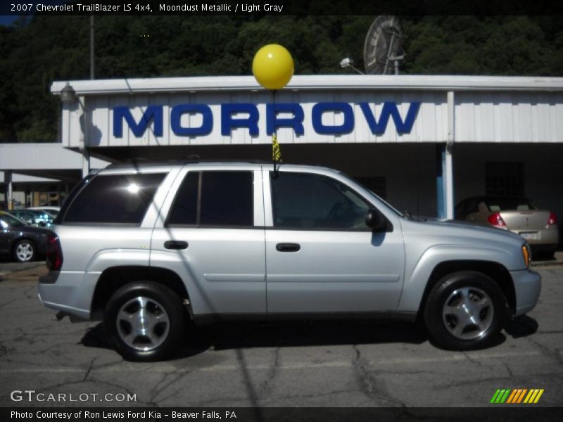Moondust Metallic / Light Gray 2007 Chevrolet TrailBlazer LS 4x4