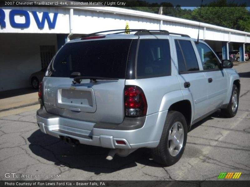 Moondust Metallic / Light Gray 2007 Chevrolet TrailBlazer LS 4x4