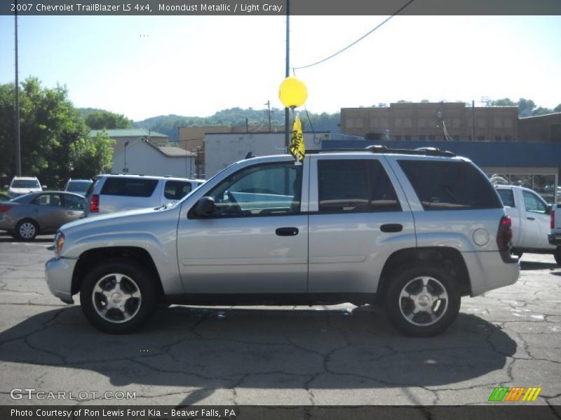 Moondust Metallic / Light Gray 2007 Chevrolet TrailBlazer LS 4x4