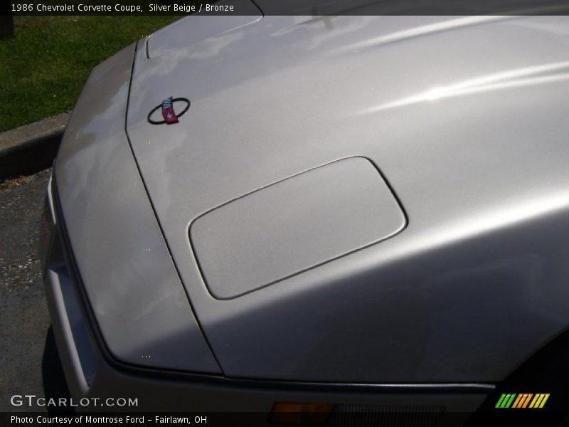 Silver Beige / Bronze 1986 Chevrolet Corvette Coupe