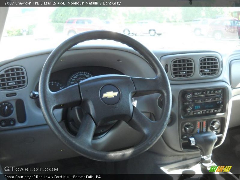 Moondust Metallic / Light Gray 2007 Chevrolet TrailBlazer LS 4x4