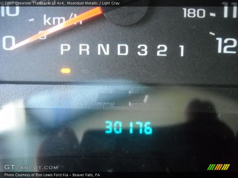 Moondust Metallic / Light Gray 2007 Chevrolet TrailBlazer LS 4x4