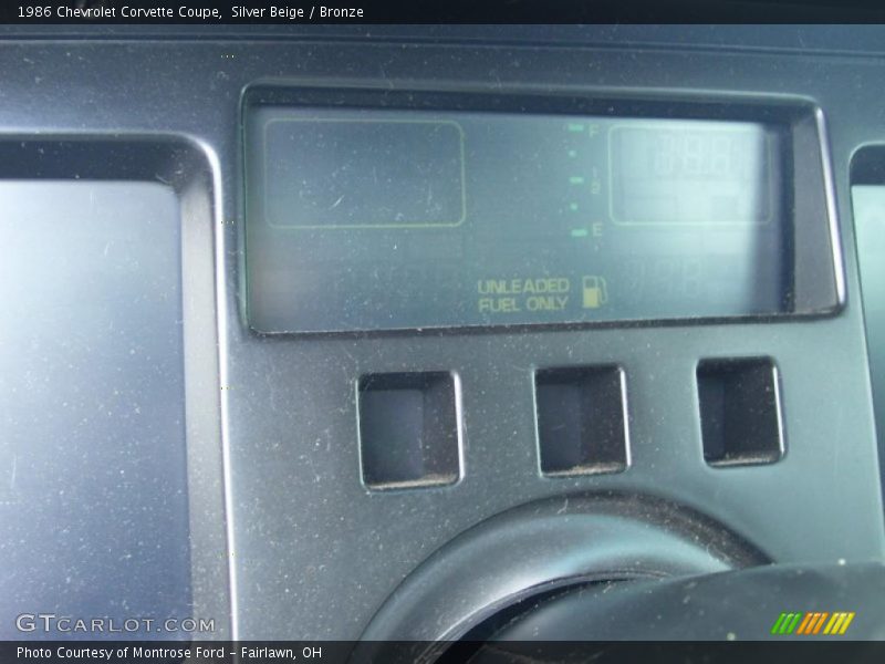 Silver Beige / Bronze 1986 Chevrolet Corvette Coupe
