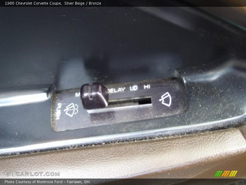 Silver Beige / Bronze 1986 Chevrolet Corvette Coupe