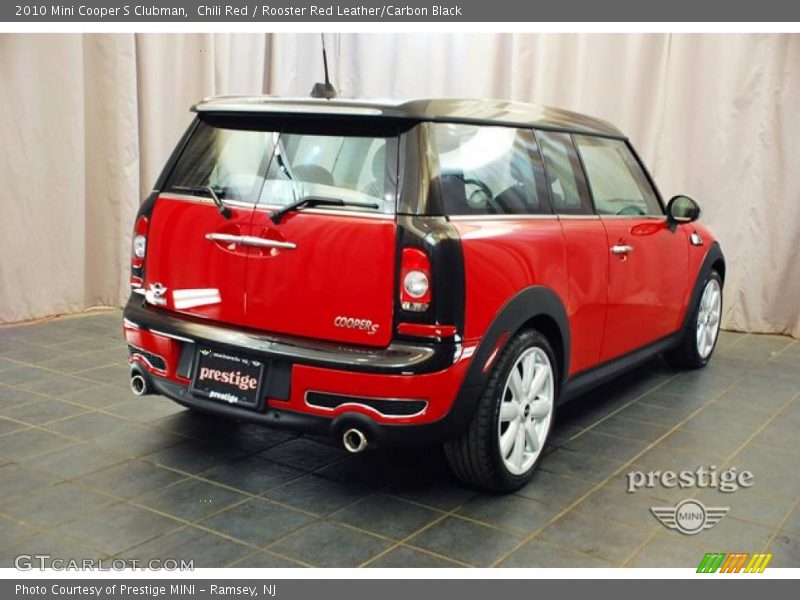 Chili Red / Rooster Red Leather/Carbon Black 2010 Mini Cooper S Clubman
