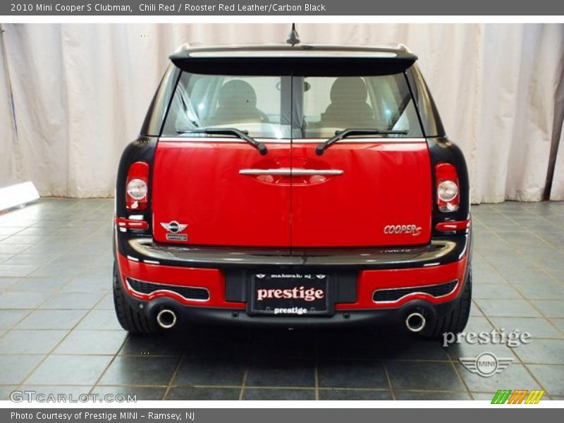 Chili Red / Rooster Red Leather/Carbon Black 2010 Mini Cooper S Clubman
