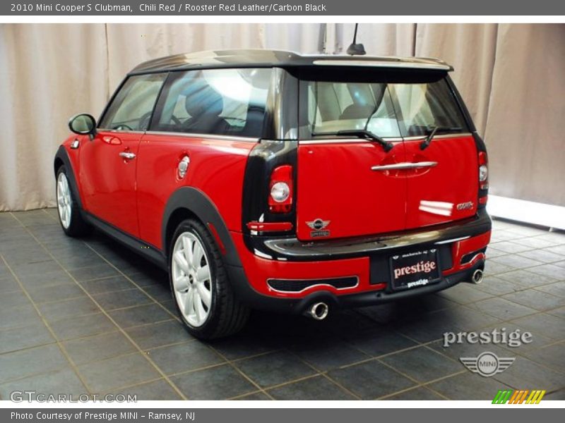 Chili Red / Rooster Red Leather/Carbon Black 2010 Mini Cooper S Clubman