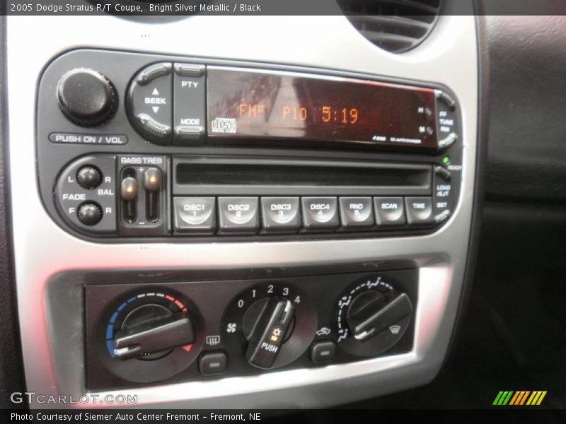 Bright Silver Metallic / Black 2005 Dodge Stratus R/T Coupe