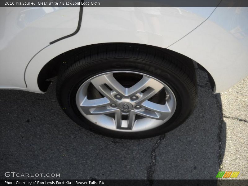 Clear White / Black Soul Logo Cloth 2010 Kia Soul +