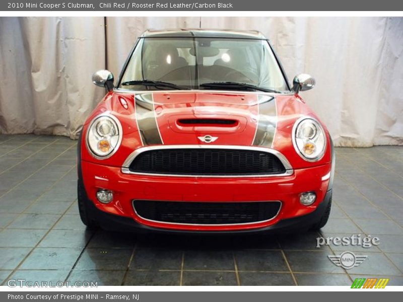 Chili Red / Rooster Red Leather/Carbon Black 2010 Mini Cooper S Clubman