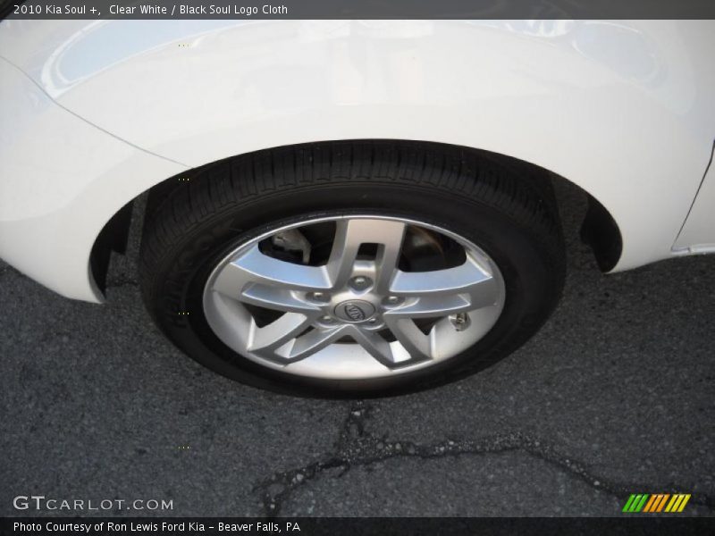 Clear White / Black Soul Logo Cloth 2010 Kia Soul +