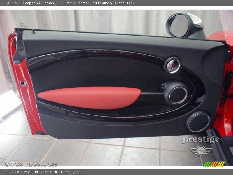 Chili Red / Rooster Red Leather/Carbon Black 2010 Mini Cooper S Clubman