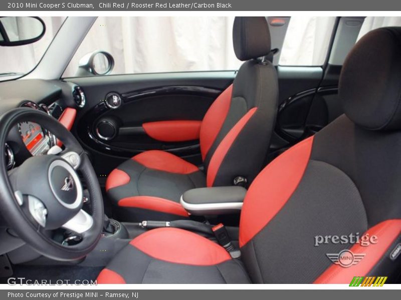 Chili Red / Rooster Red Leather/Carbon Black 2010 Mini Cooper S Clubman