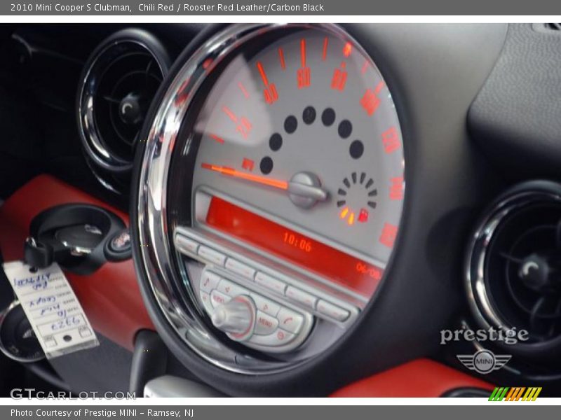 Chili Red / Rooster Red Leather/Carbon Black 2010 Mini Cooper S Clubman