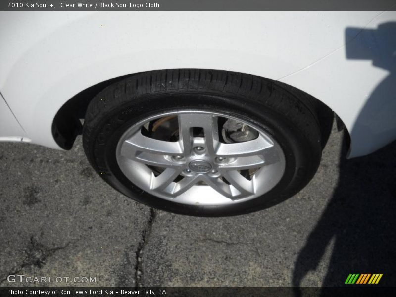 Clear White / Black Soul Logo Cloth 2010 Kia Soul +