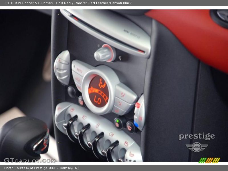 Chili Red / Rooster Red Leather/Carbon Black 2010 Mini Cooper S Clubman