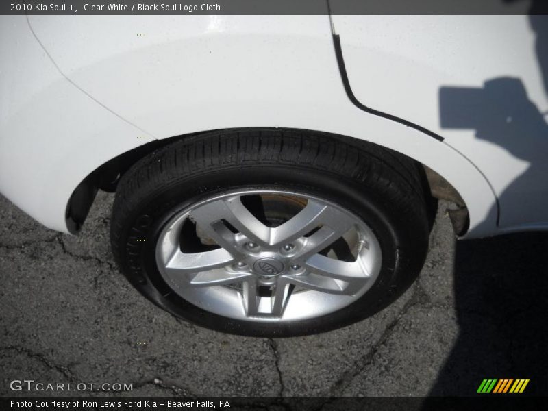 Clear White / Black Soul Logo Cloth 2010 Kia Soul +
