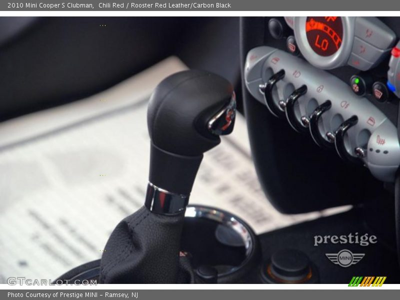 Chili Red / Rooster Red Leather/Carbon Black 2010 Mini Cooper S Clubman