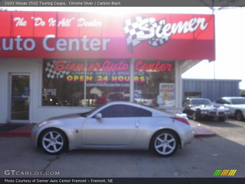 Chrome Silver / Carbon Black 2003 Nissan 350Z Touring Coupe
