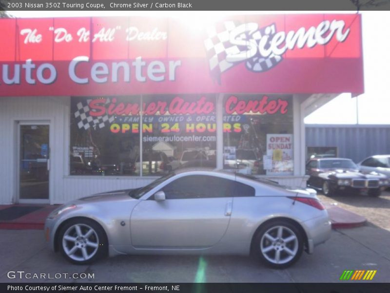 Chrome Silver / Carbon Black 2003 Nissan 350Z Touring Coupe