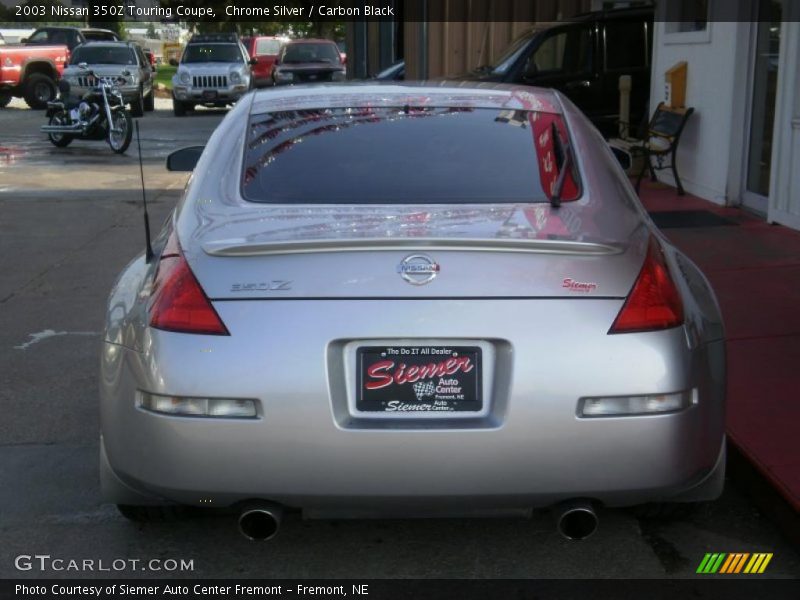 Chrome Silver / Carbon Black 2003 Nissan 350Z Touring Coupe