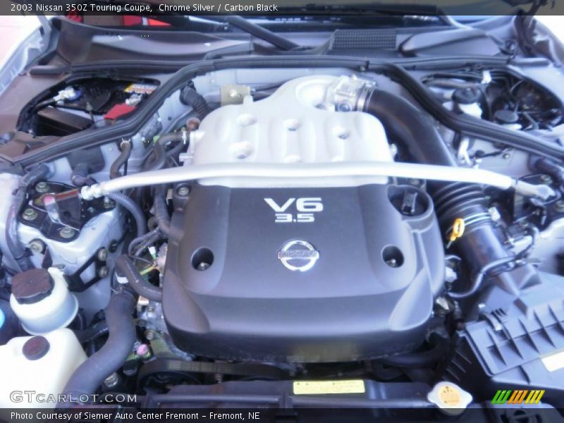 Chrome Silver / Carbon Black 2003 Nissan 350Z Touring Coupe
