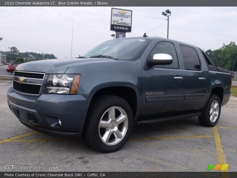 Blue Granite Metallic / Ebony 2010 Chevrolet Avalanche LT