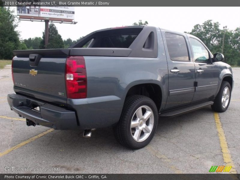 Blue Granite Metallic / Ebony 2010 Chevrolet Avalanche LT