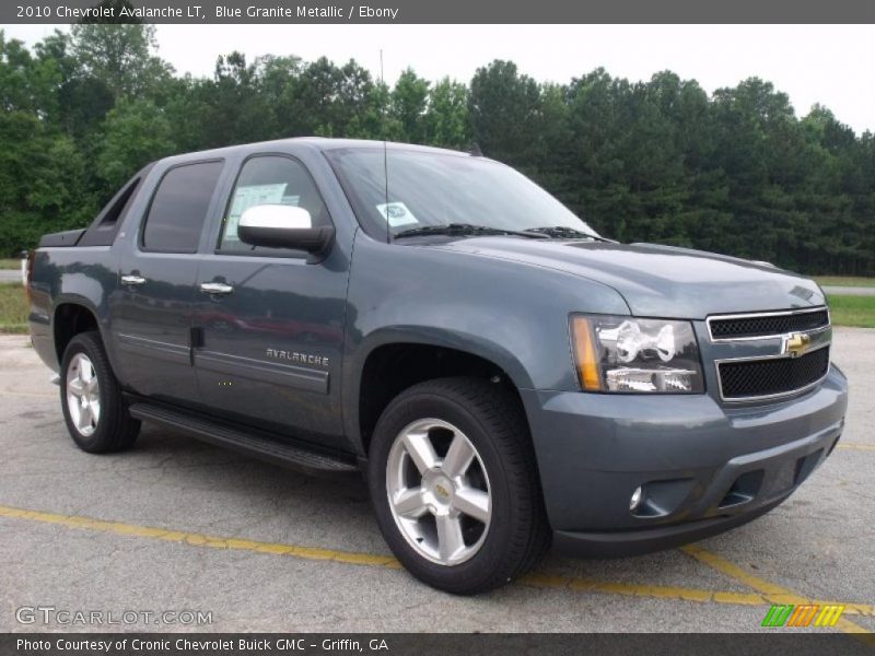 Blue Granite Metallic / Ebony 2010 Chevrolet Avalanche LT