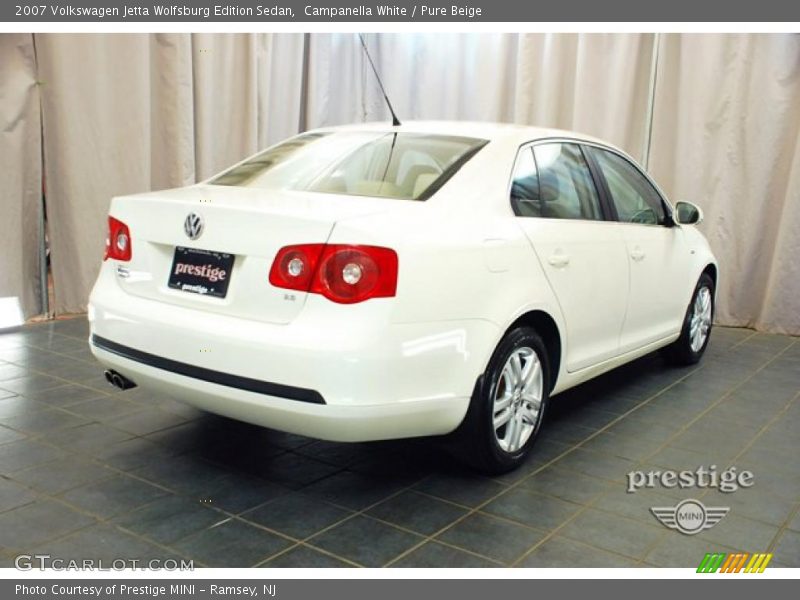 Campanella White / Pure Beige 2007 Volkswagen Jetta Wolfsburg Edition Sedan