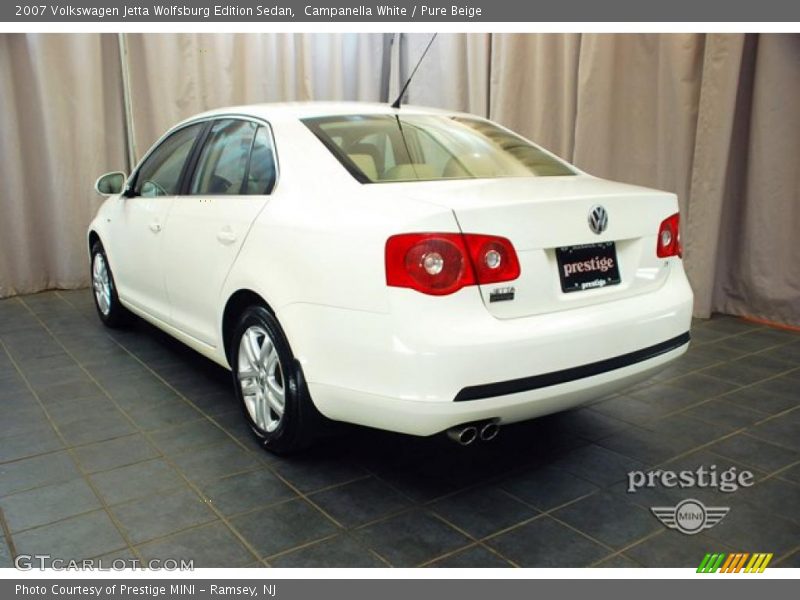 Campanella White / Pure Beige 2007 Volkswagen Jetta Wolfsburg Edition Sedan